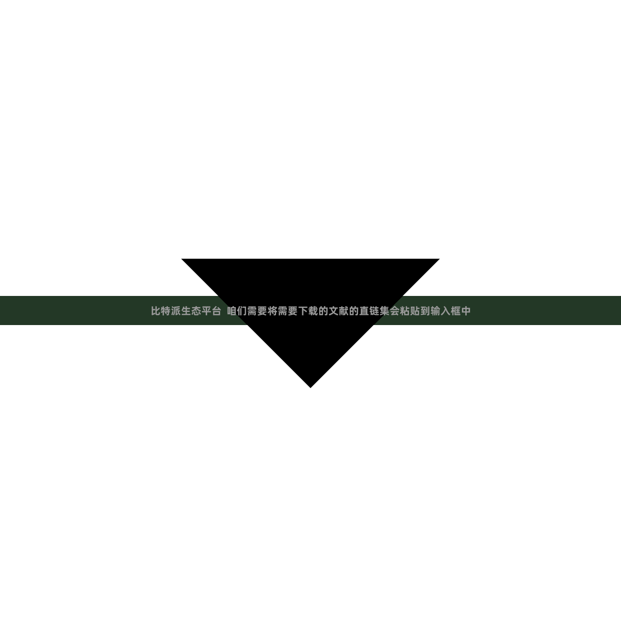比特派生态平台 咱们需要将需要下载的文献的直链集会粘贴到输入框中
