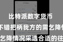 比特派数字货币 用户不错把柄我方的需乞降情况采选合适的往复容颜