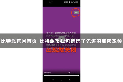 比特派官网首页  比特派币钱包遴选了先进的加密本领